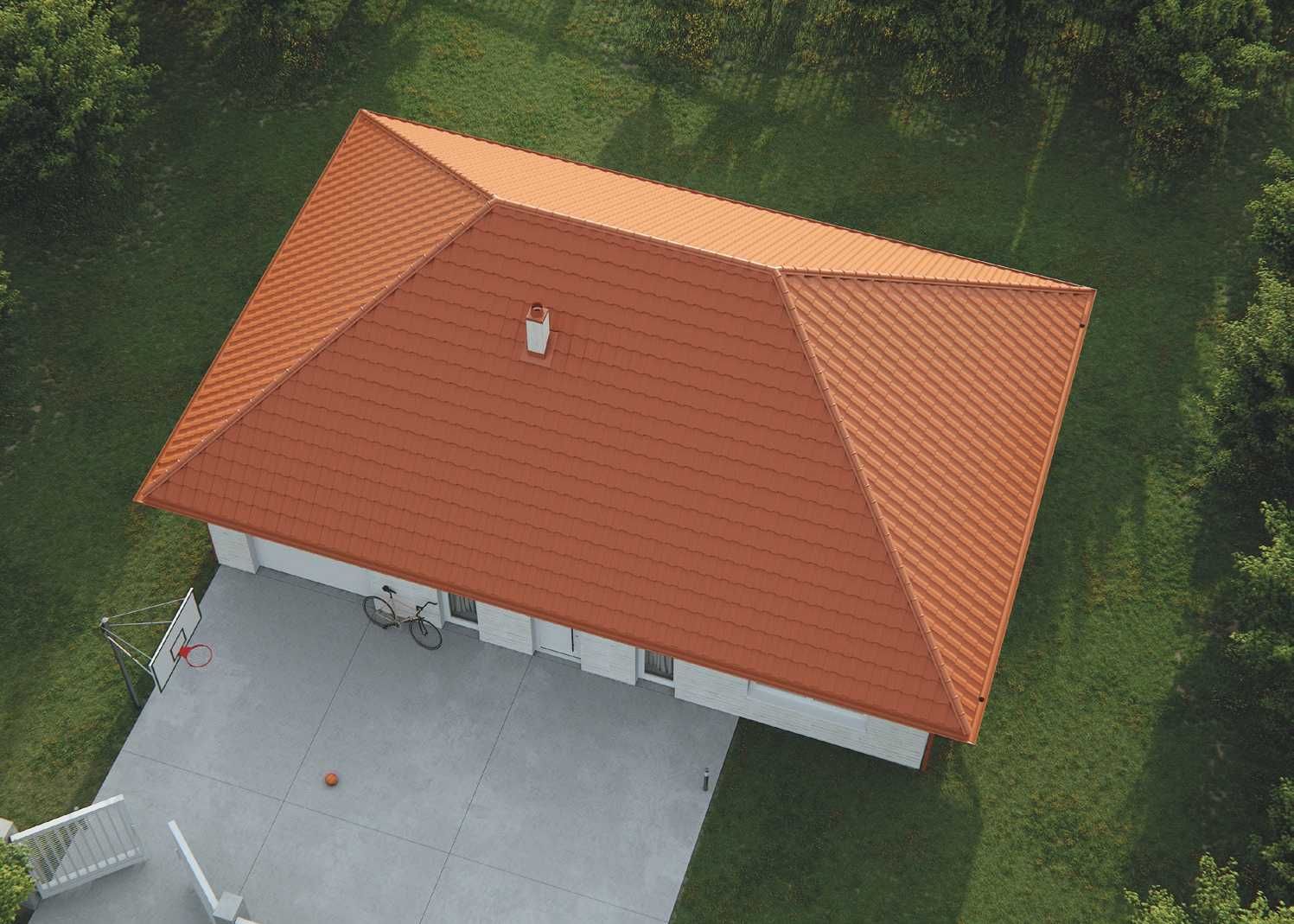 BLACHODACHÓWKA modułowa panelowa, cięta Blachodachowka na dach dachowa