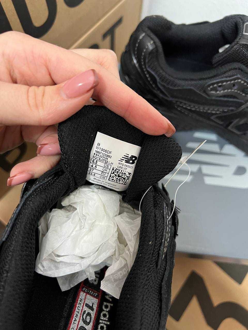 Кросівки New balance 1906D black premium / НБ 1906Д кожа 42 43 44
