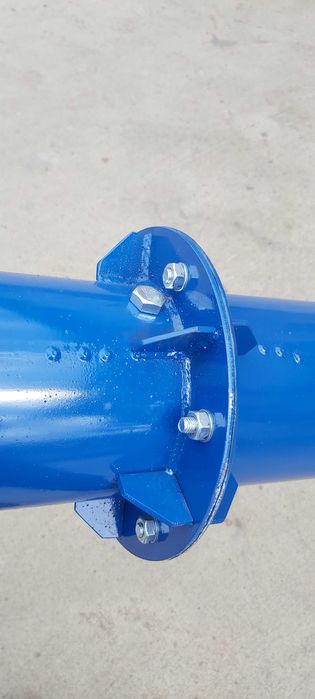 Шнековый погрузчик (винтовой конвейер, транспортер зерна) 133х4 м