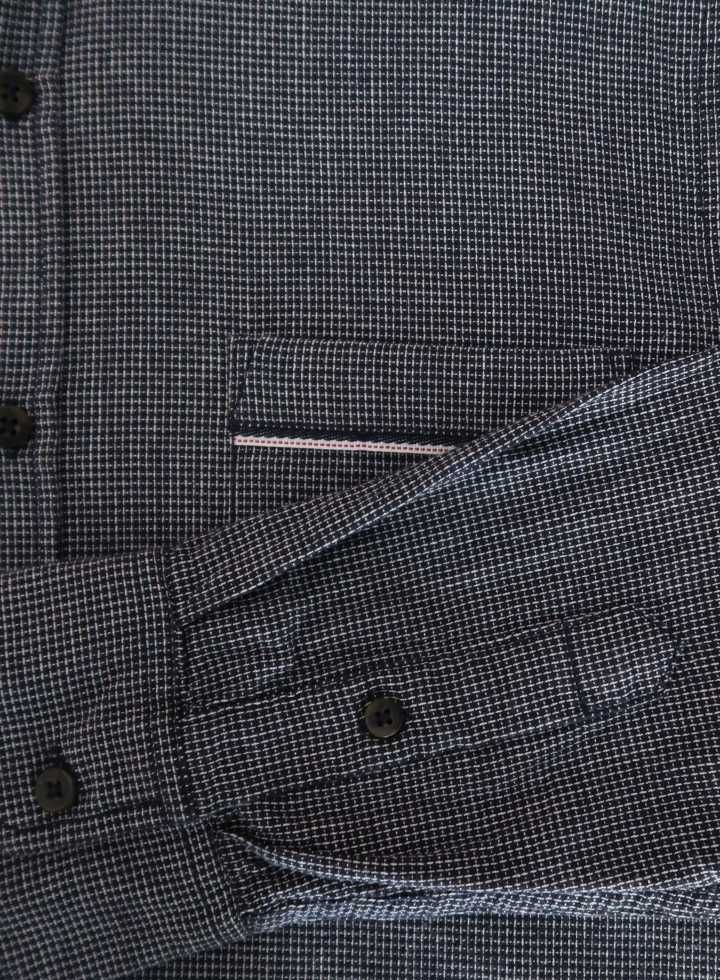Mustang koszula męska w drobną kratkę Rozmiar M slim fit premium
