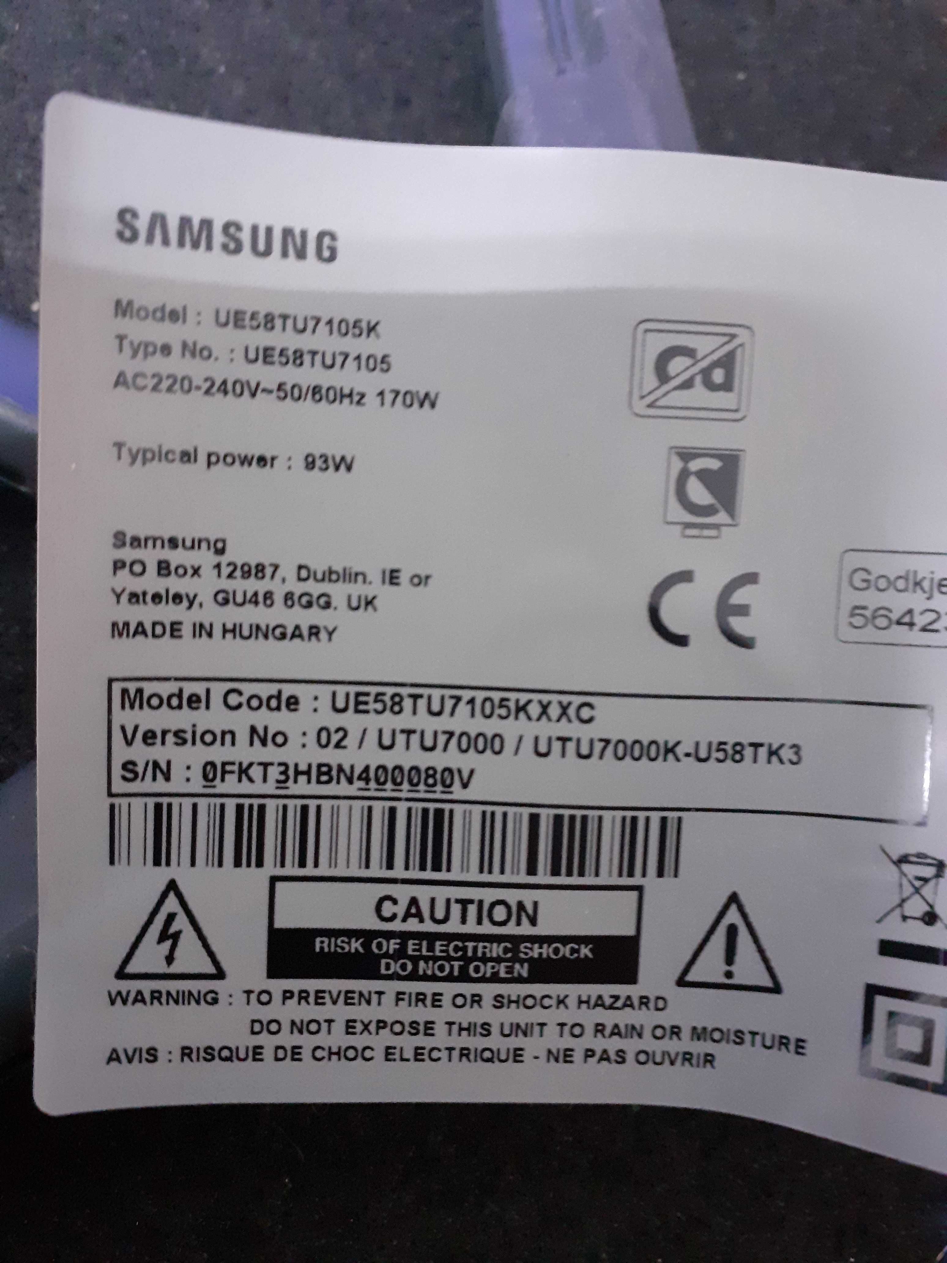 Samsung UE58TU7105K