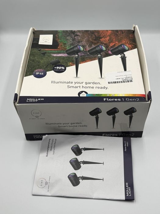 PREMIUM! Zestaw Inteligentnych Lamp Ogrodowych Müller-Licht TINT