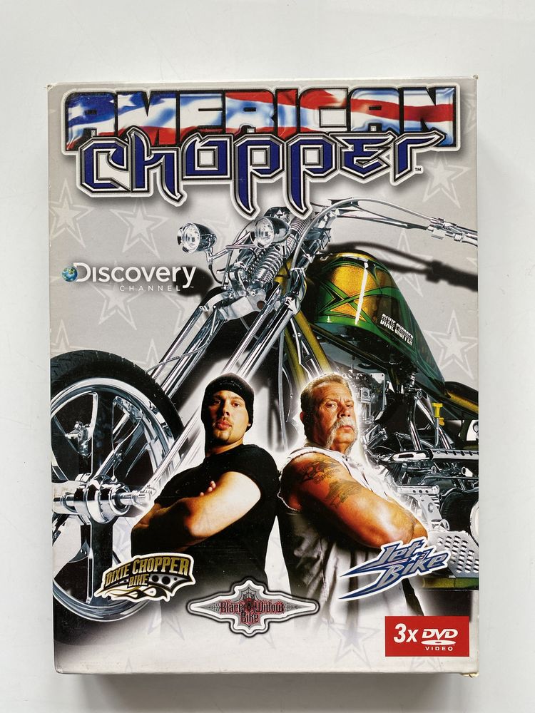 American Chopper 3 x DVD komplet Polski lektor - stan idealny