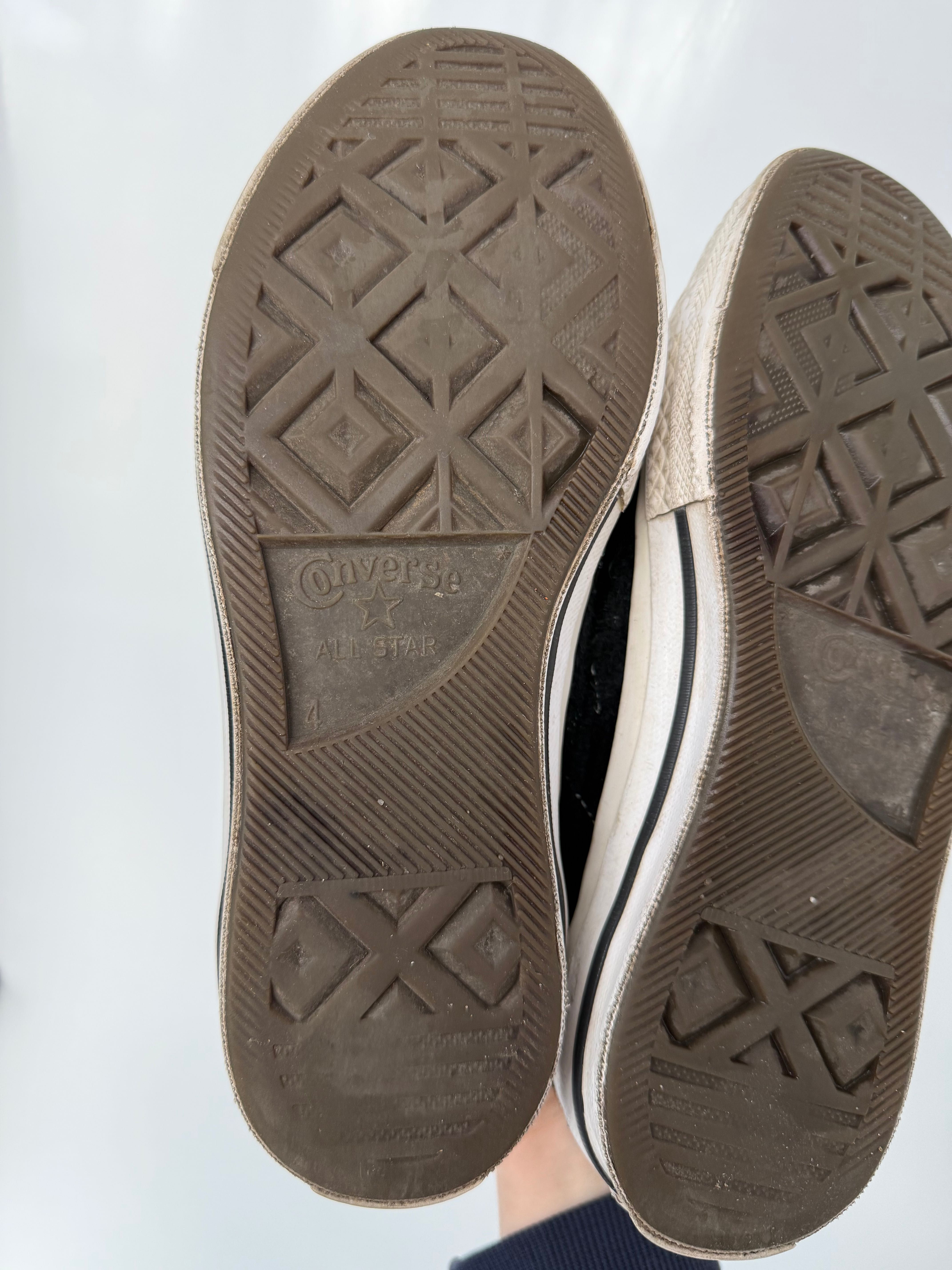 Klasyczne Converse One Star OX czarne z białą gwiazdą - 158369C