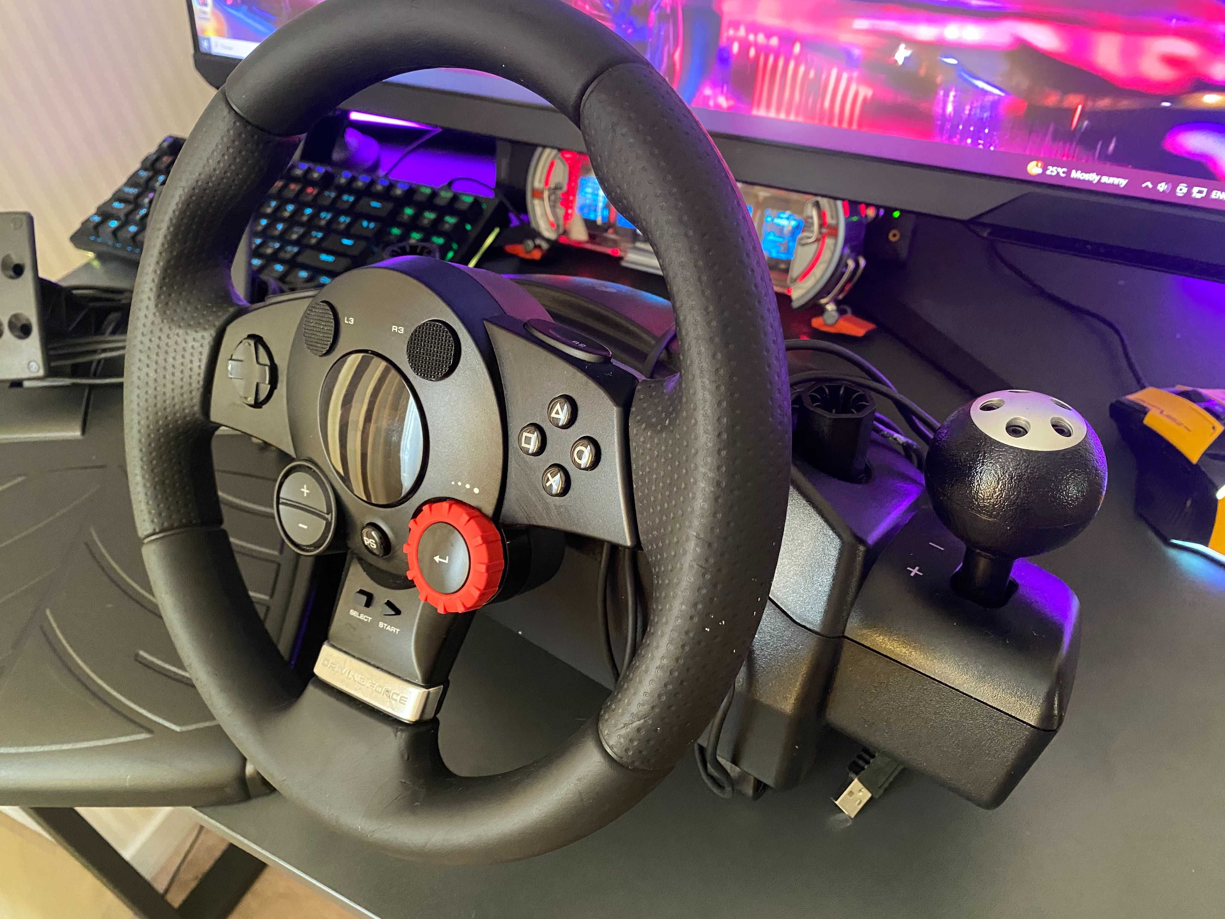 Logitech Driving Force GT | 900 градусів | Ігрове кермо