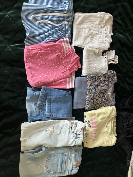 Paka ubran dla dziewczynki 98/104 wiosna lato