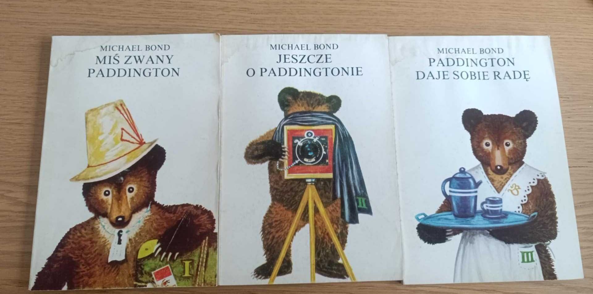 zestaw PAKA 3x książka o misiu Paddingtonie