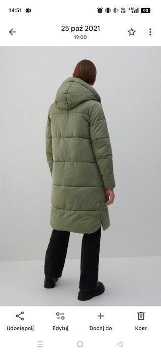 Kurtka zimowa, płaszcz Reserved r. 44