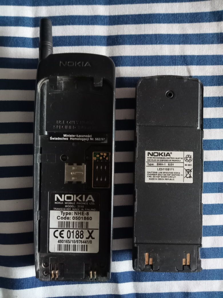 Kultowa Nokia 3110 z oryginalną ładowarką i baterią.