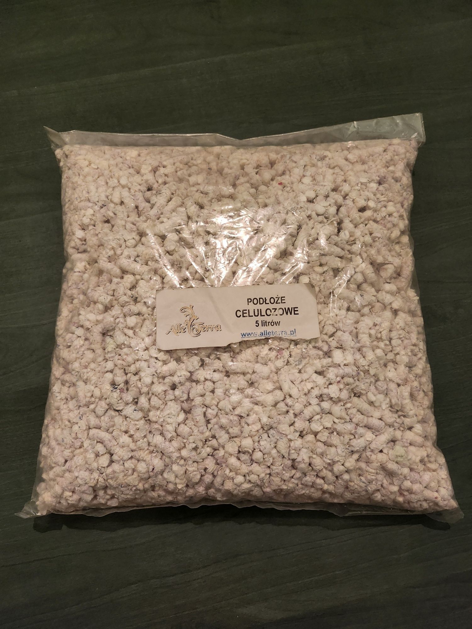 Podłoże celulozowe 5l (do terrarium - idealne dla gadów)