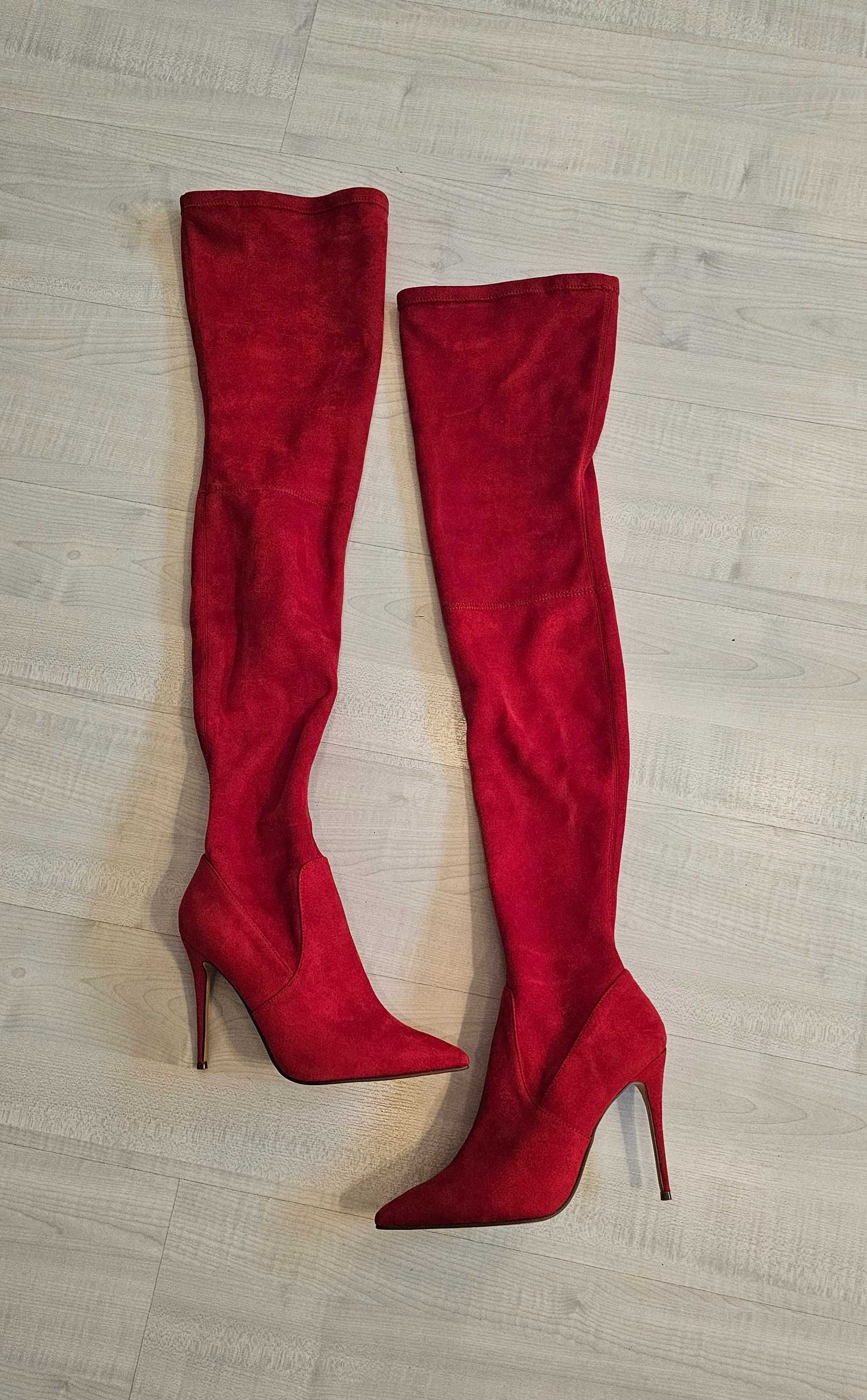 Steve Madden muszkieterki roz 41 czerwone