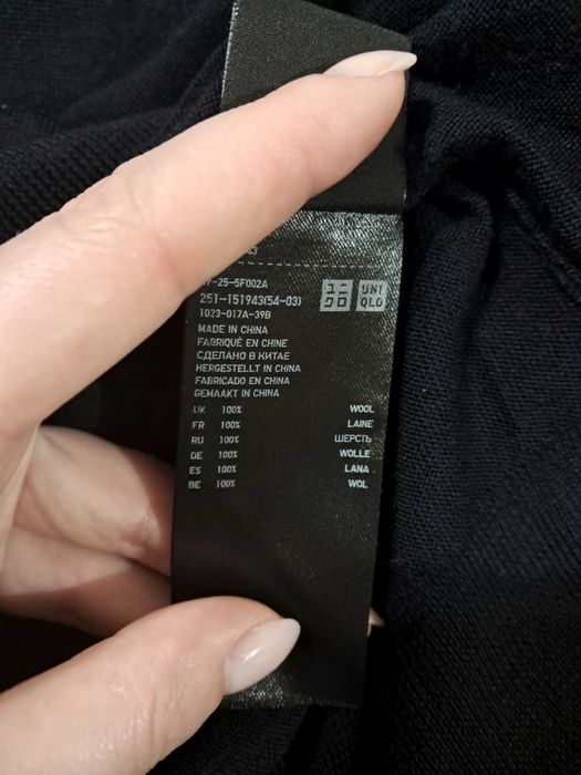 Джемпер 100% вовна від Uniqlo