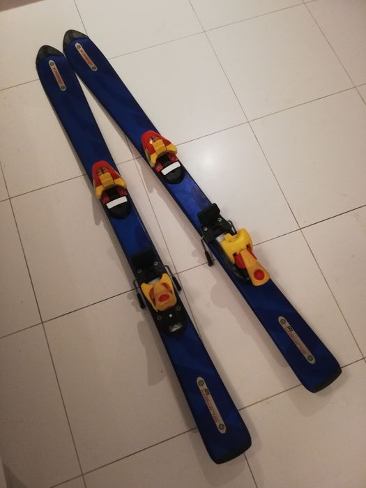 Narty 110 cm Nordica+Salomon dla dziecka dziecięce