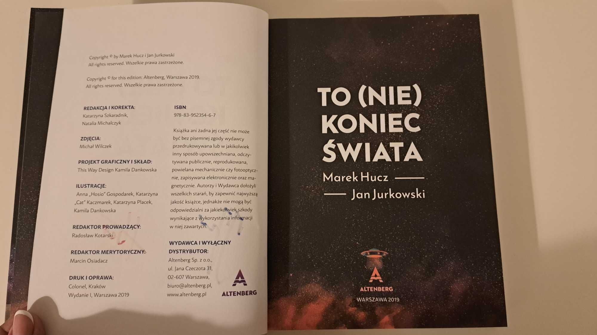 Książka "To (nie) koniec świata" dla fanów GF Darwin :) Z autografami