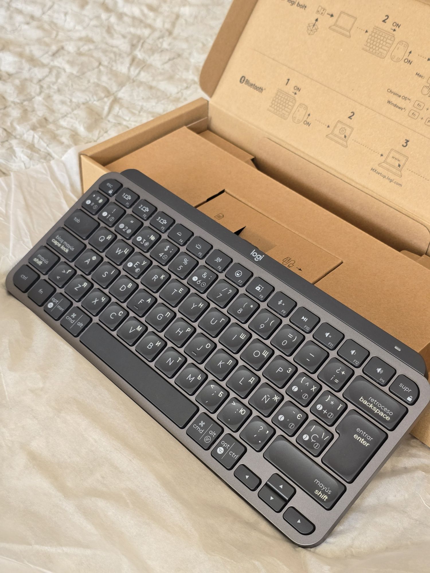 Клавіатура Logitech MX Keys mini for Business ISO ISP