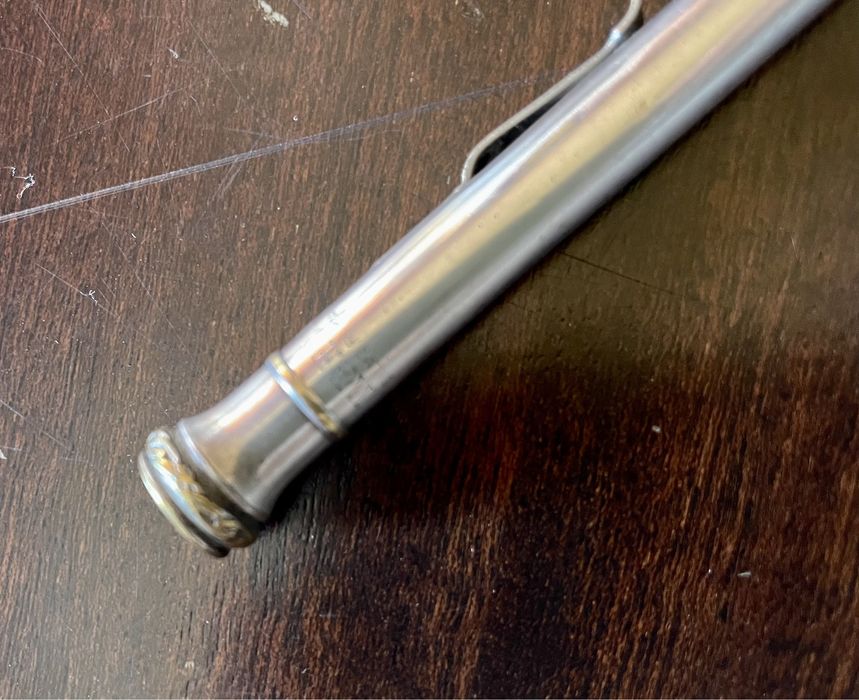 Caneta tinteiro em prata