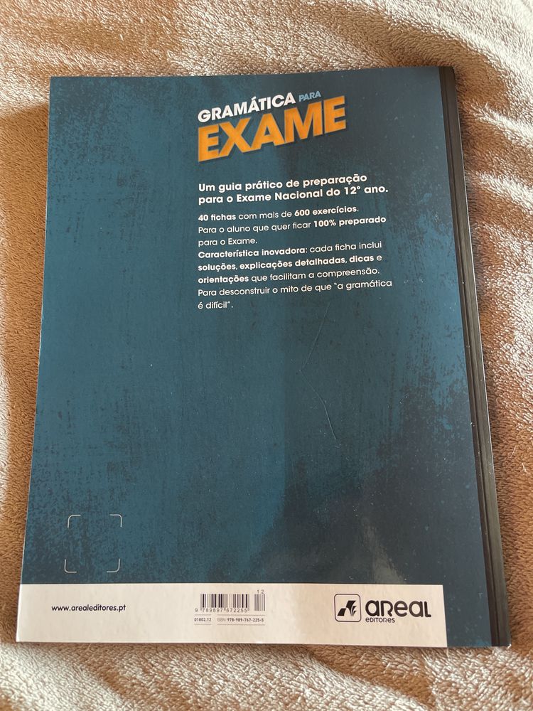 Livro gramatica para exame de portugues