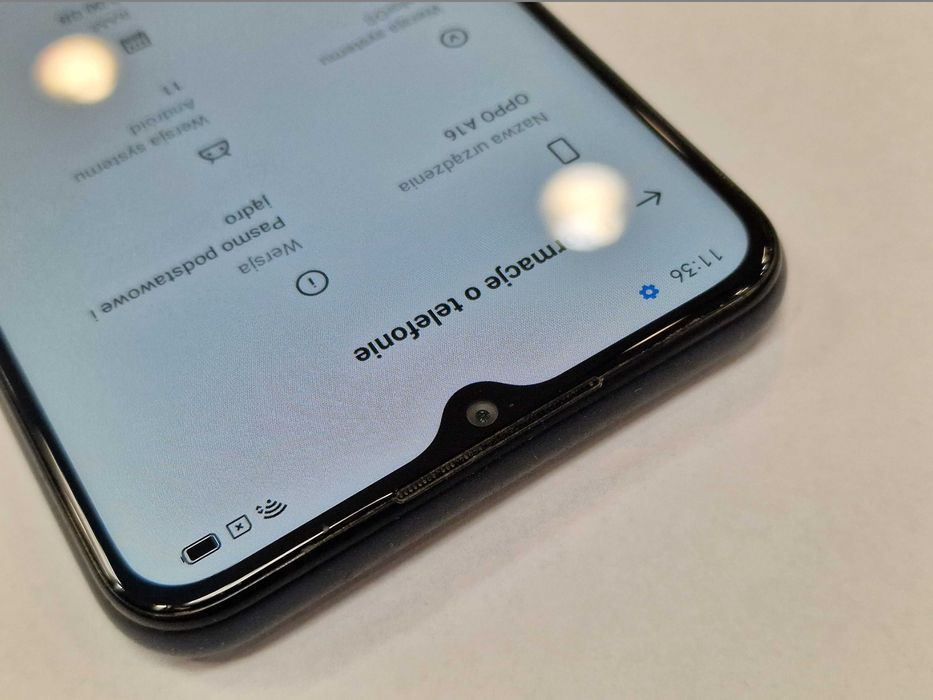 Oppo A16 Dual SIM/ 3GB/ 32GB/ Crystal Black/ Grade A- + ładowarka