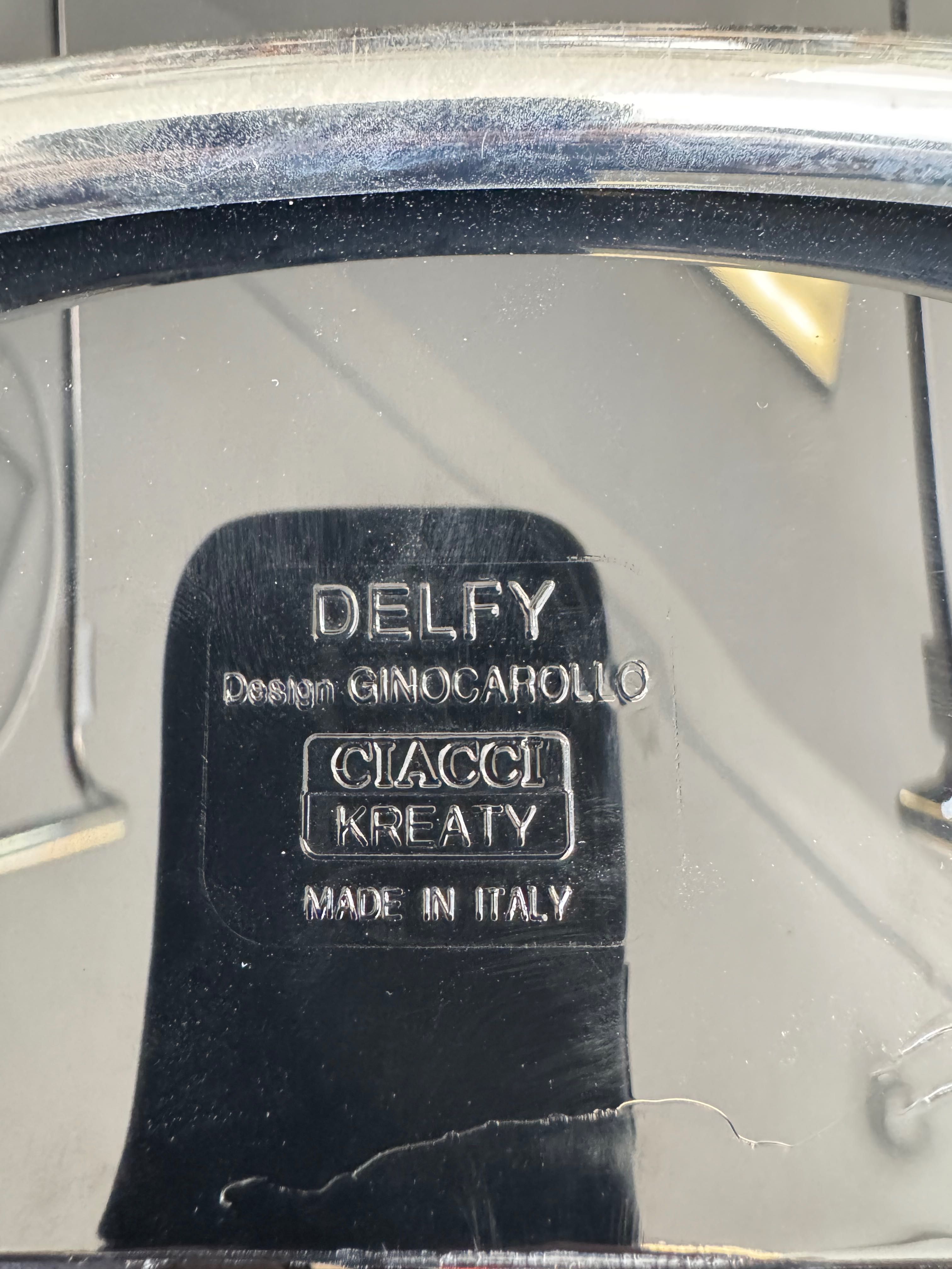 Komplet 4 krzeseł “Delfy” by Gino Carollo dla Ciacci Kreaty
