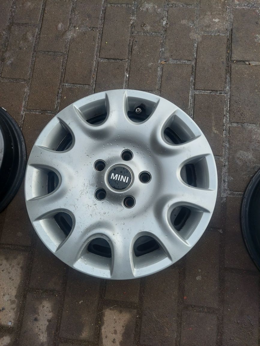 Felgi stalowe + kolpaki orginalbe MINI 55Jx15 cali 5x112