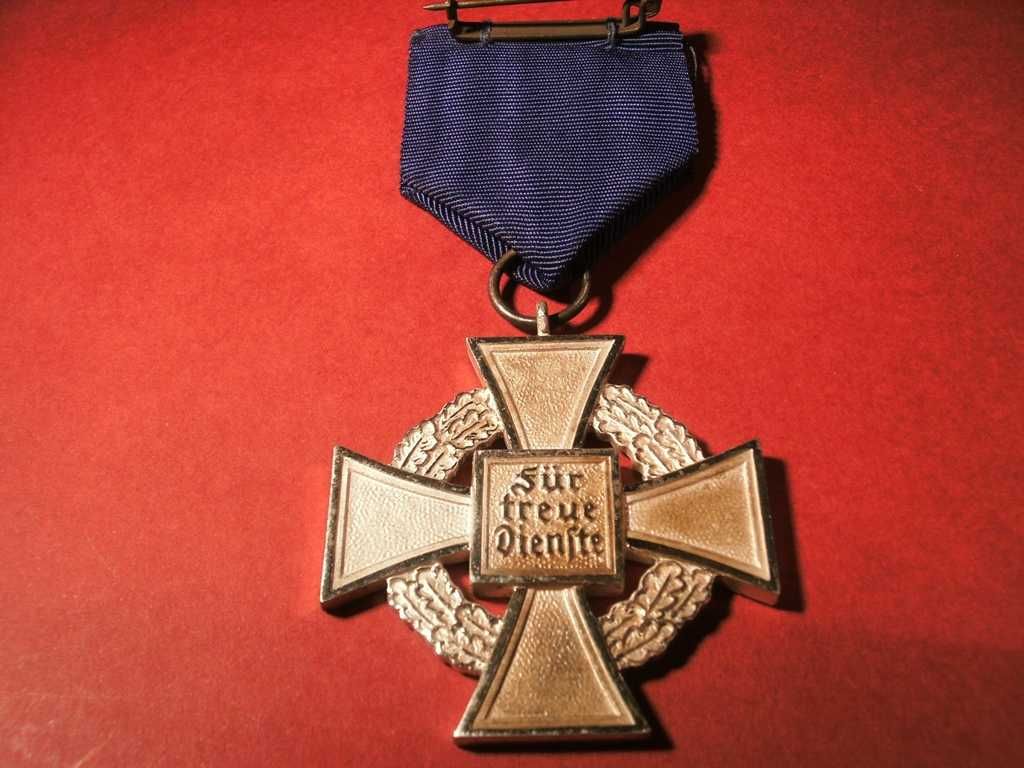 Medalha Faithful Service 25 years - 3º Reich - Alemanha - WW2