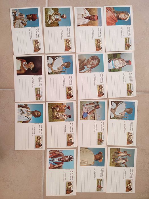 15 Postais Novos de Transkei (África do Sul)