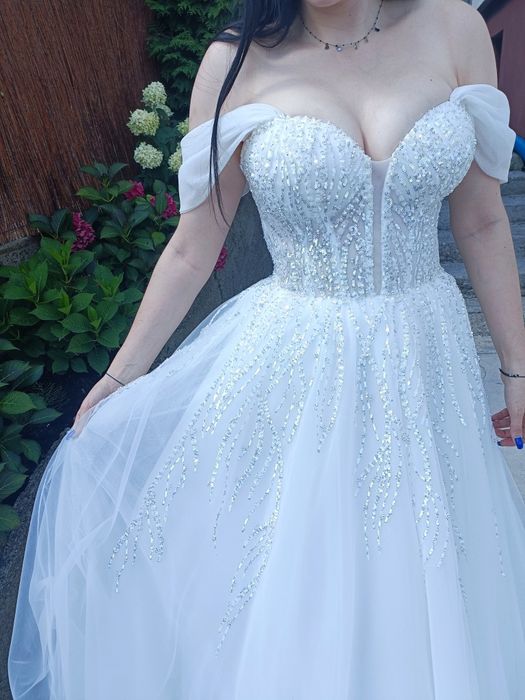 Piękna suknia ślubna blink Glamour tylko mierzona