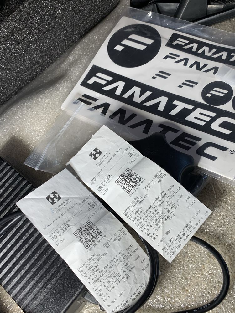 Руль Fanatec (вісім ньютон метрів)