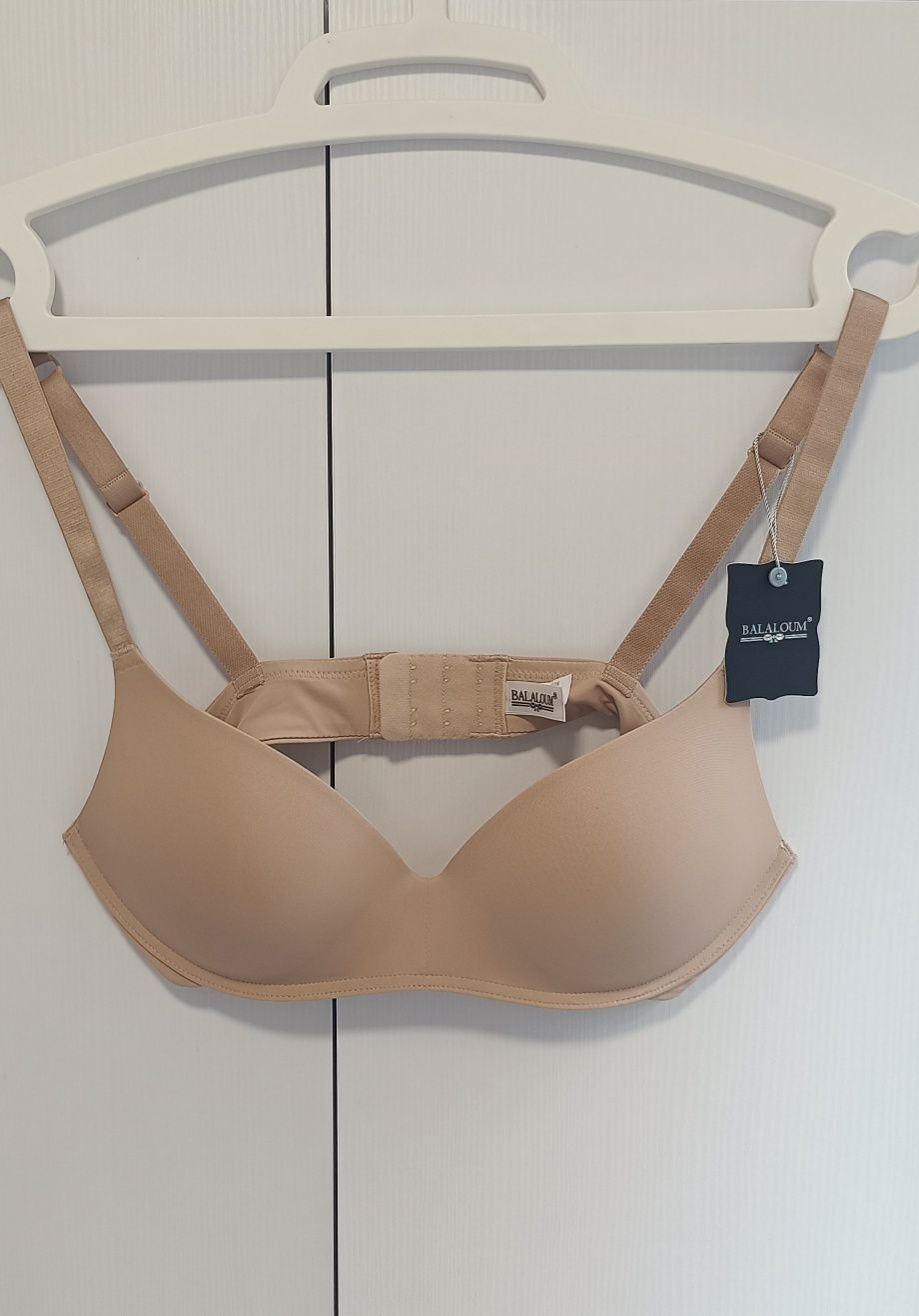 Бежевий бюстгальтер, без кісточок, 75B Balaloum, як Victoria secret