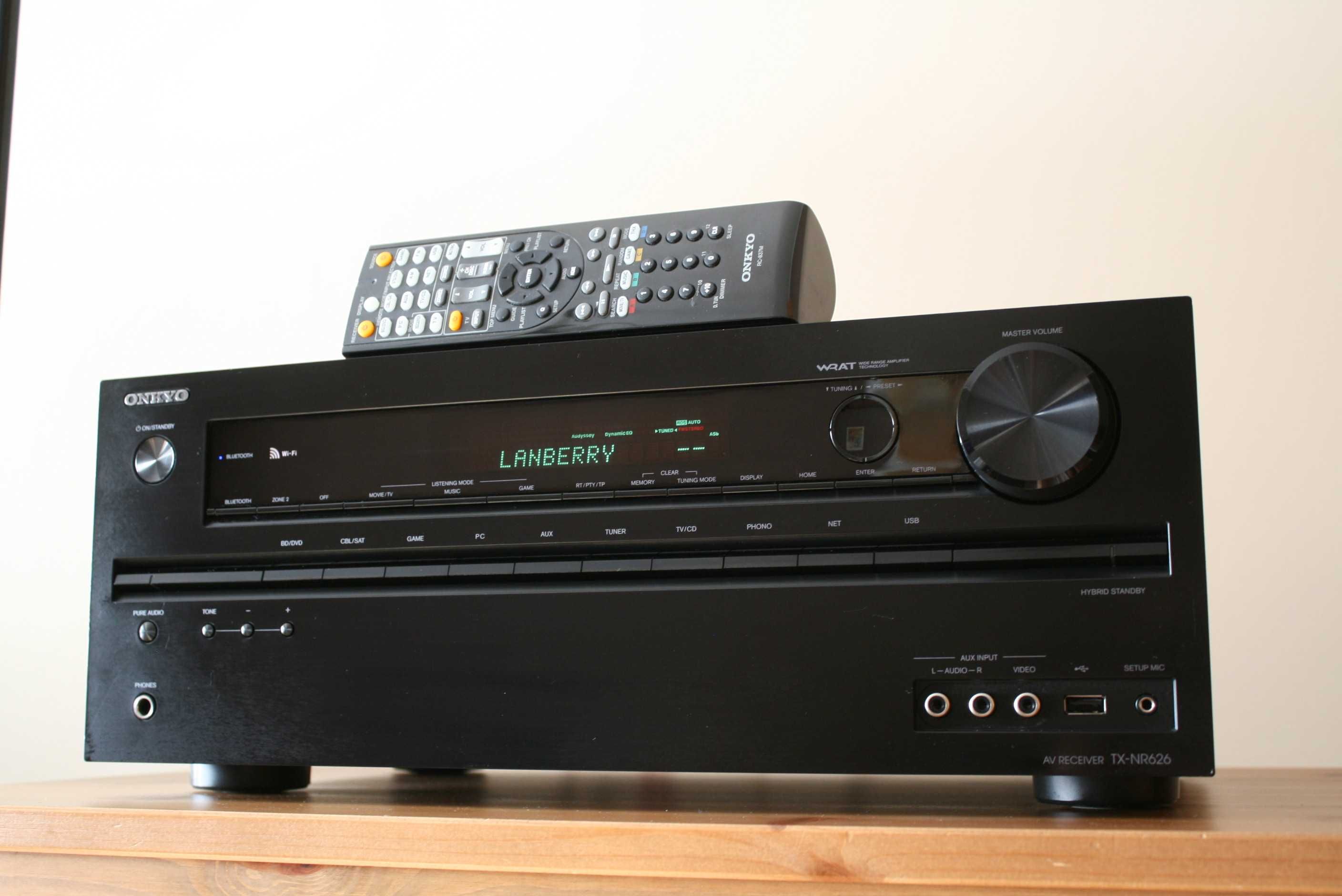 Amplituner Onkyo Tx Nr 626  BLUETOOTH USB wzmacniacz 160 watt Phono
