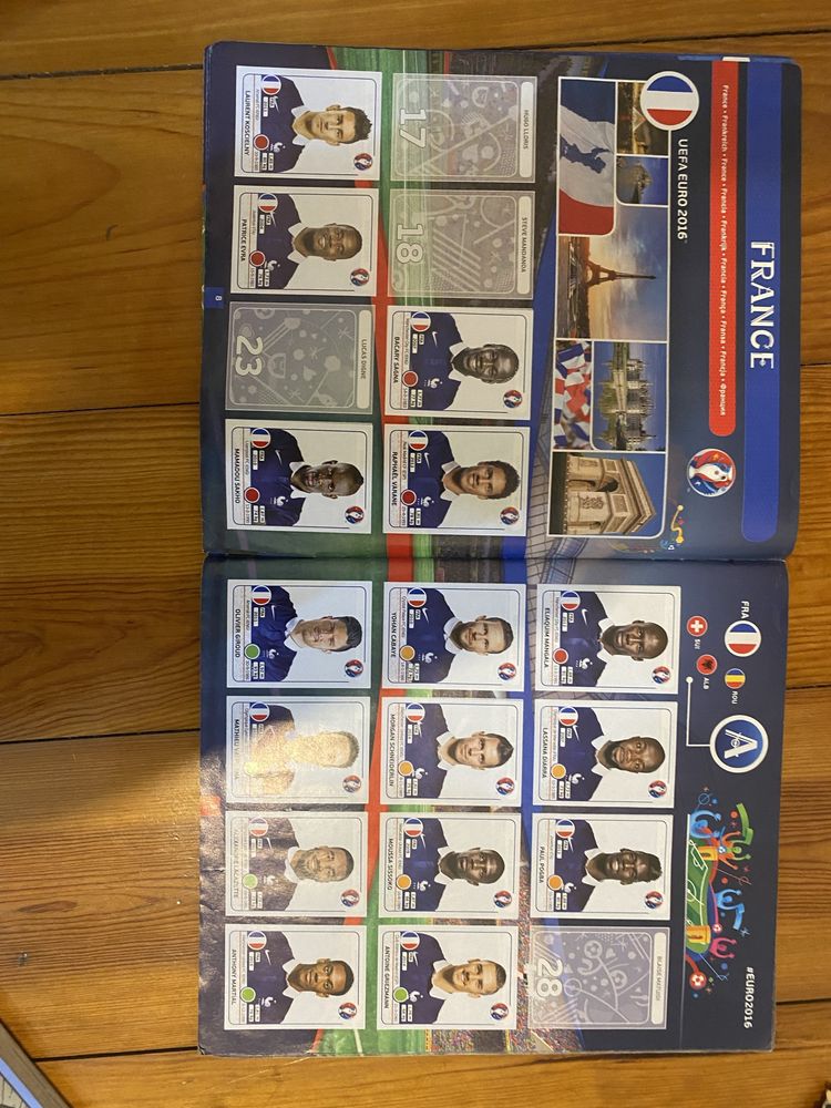 Caderneta e Cromos UEFA EURO 2016 France