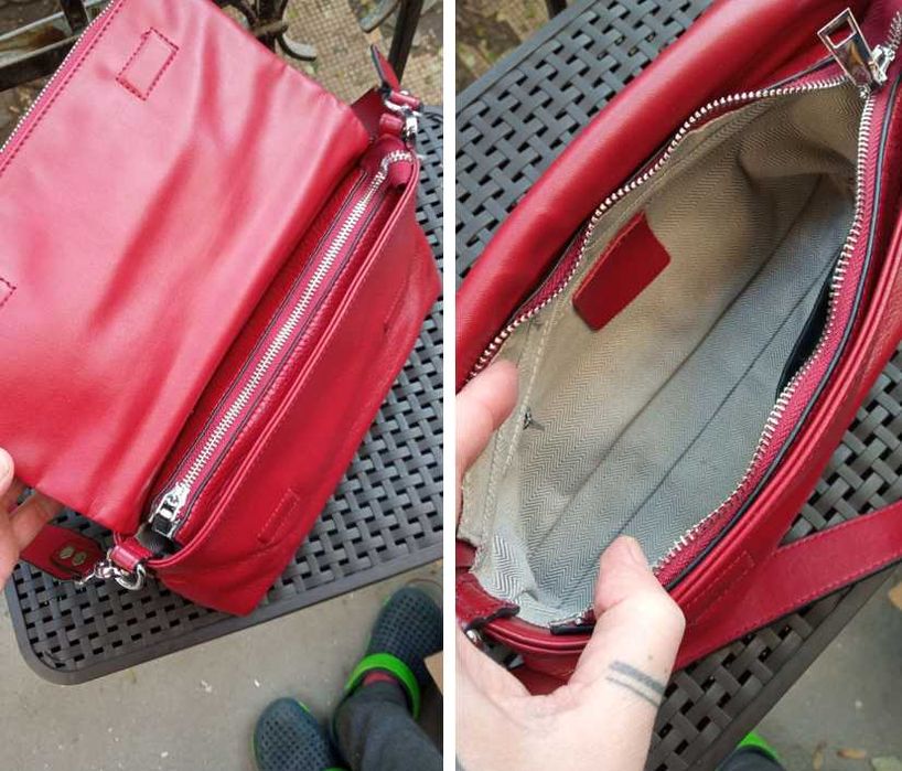 Шкіряний клатч, розпродаж