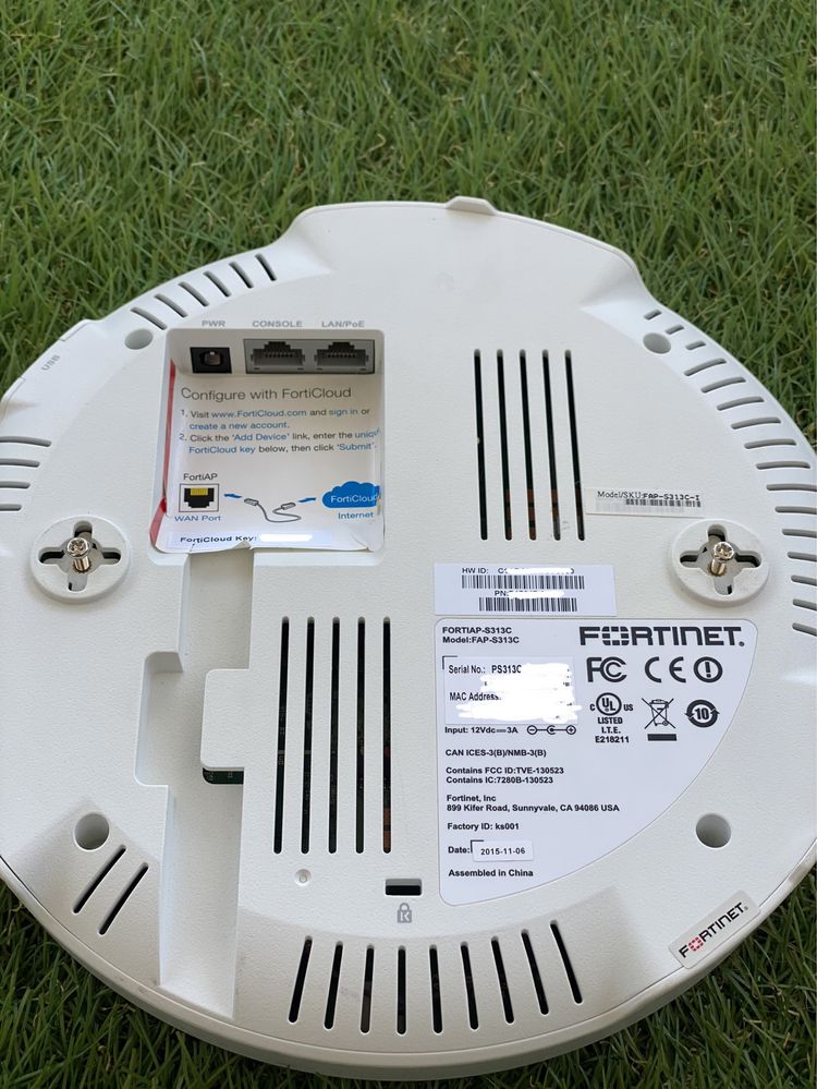 WiFi професійна точка доступа Fortinet FortiAP-S313C