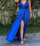 Vestido Cerimónia Azul