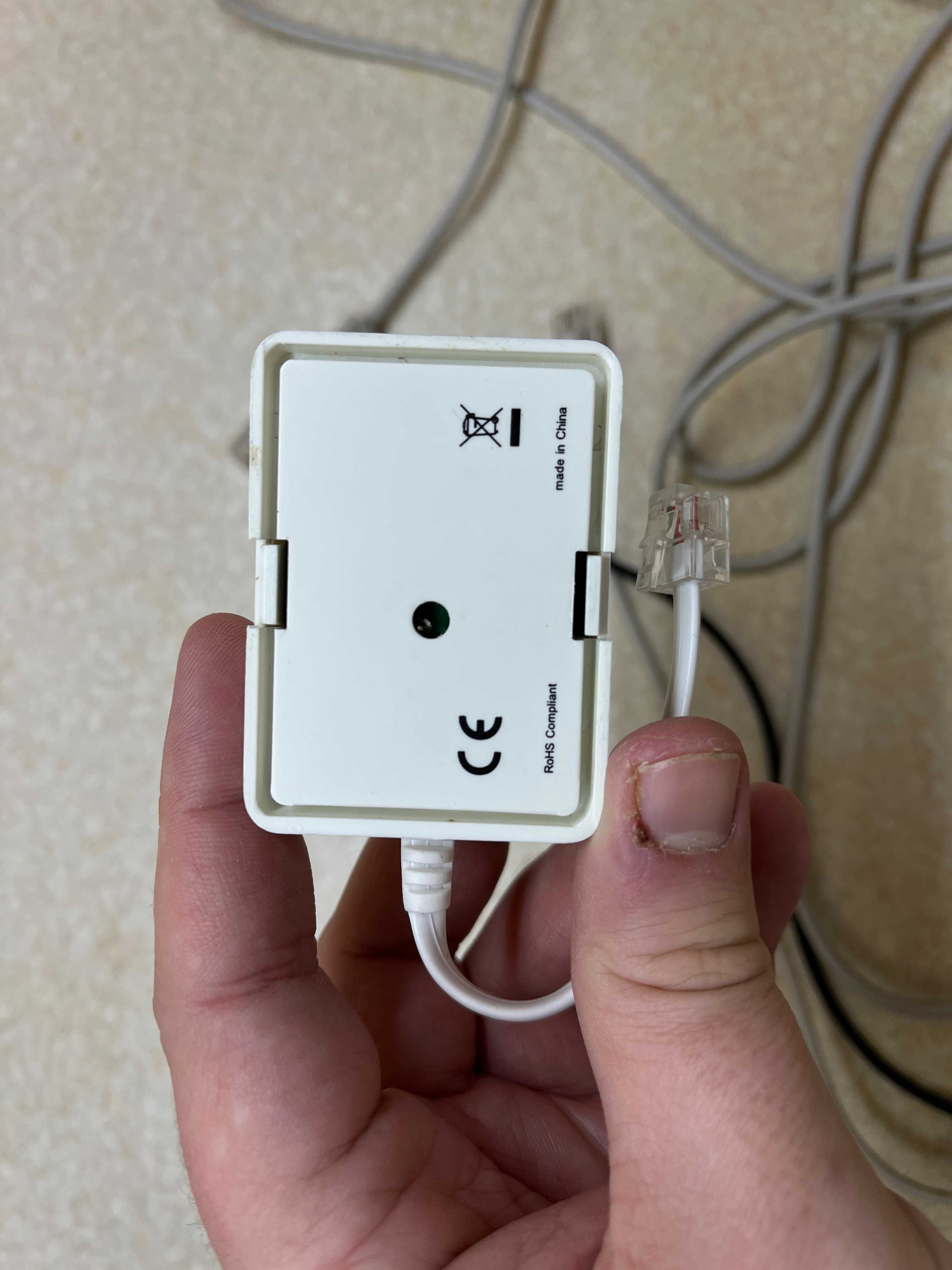 Сплітер DSL tel modem adsl провід 4м