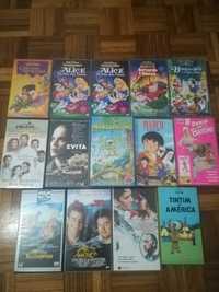 VHS lote desenhos animados e outros