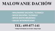 Malowanie dachów / Malowanie elewacji / Mycie dachów / Mycie elewacji