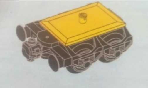 Lego City wózek Jezdny podwozie train 2878c02 do wagonu pociągu 4025