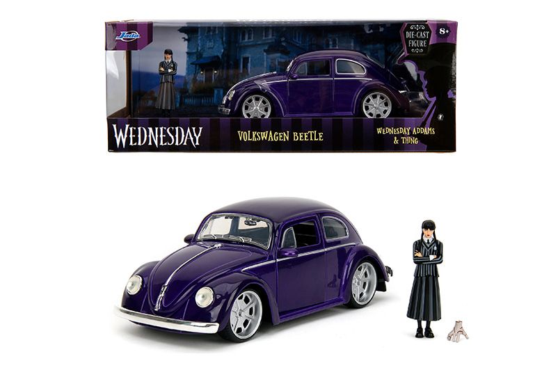 Металева модель Jada Венздей Volkswagen Beetle з Венздей 253255076