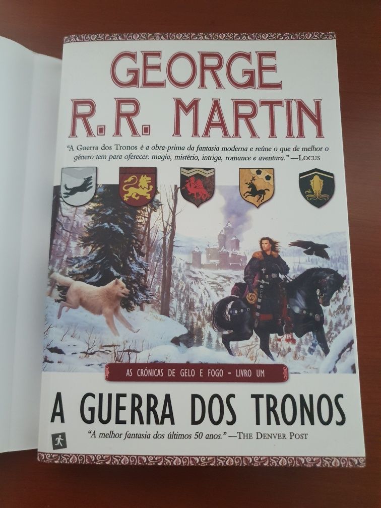 A guerra dos tronos as crónicas de gelo e fogo