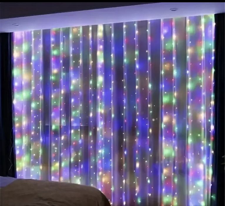 Різнокольорова гірлянда 6х3