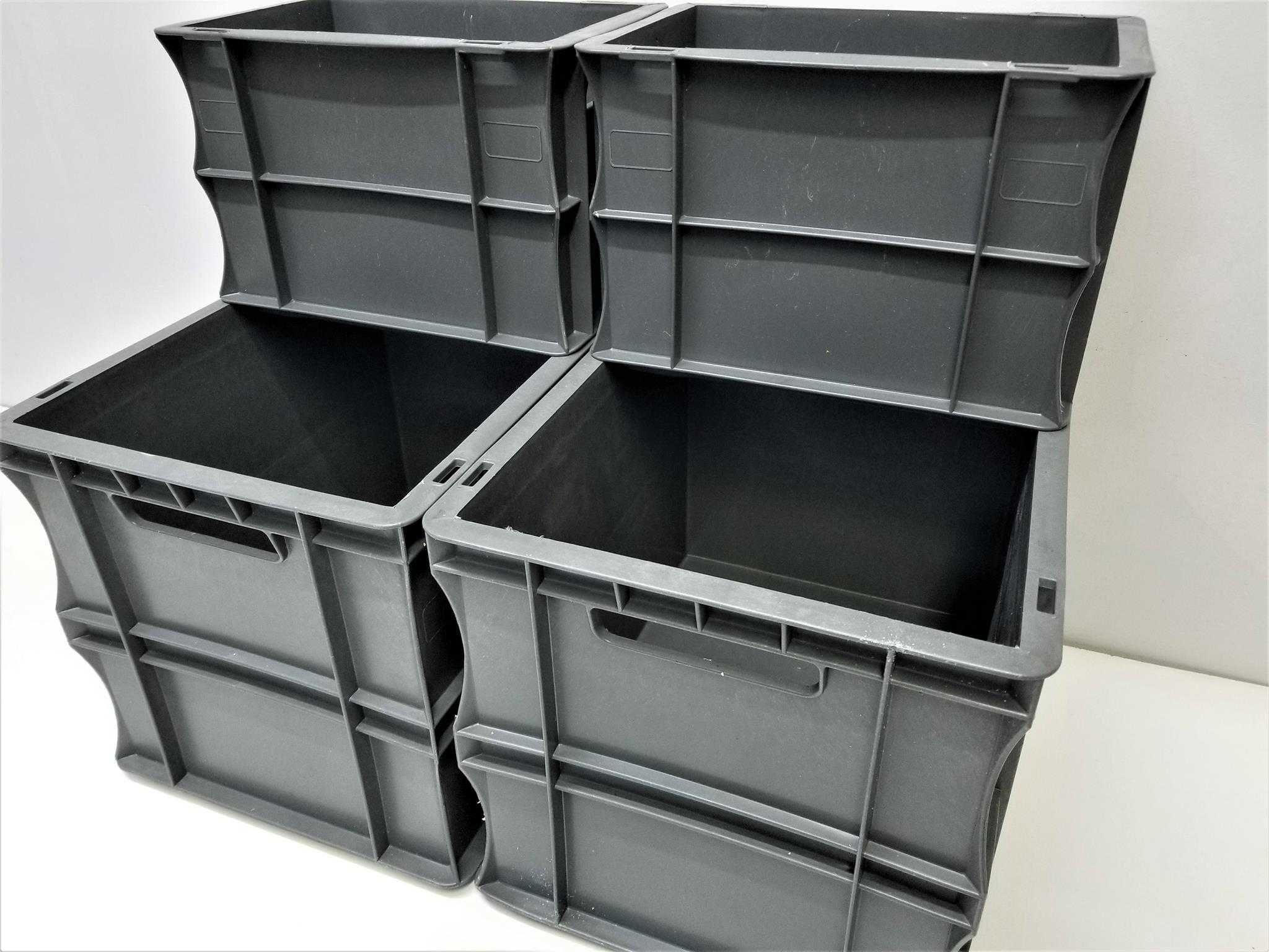 Pojemnik 40x30x29cm Skrzynka Plastikowa Kosz Magazynowy Warsztatowy
