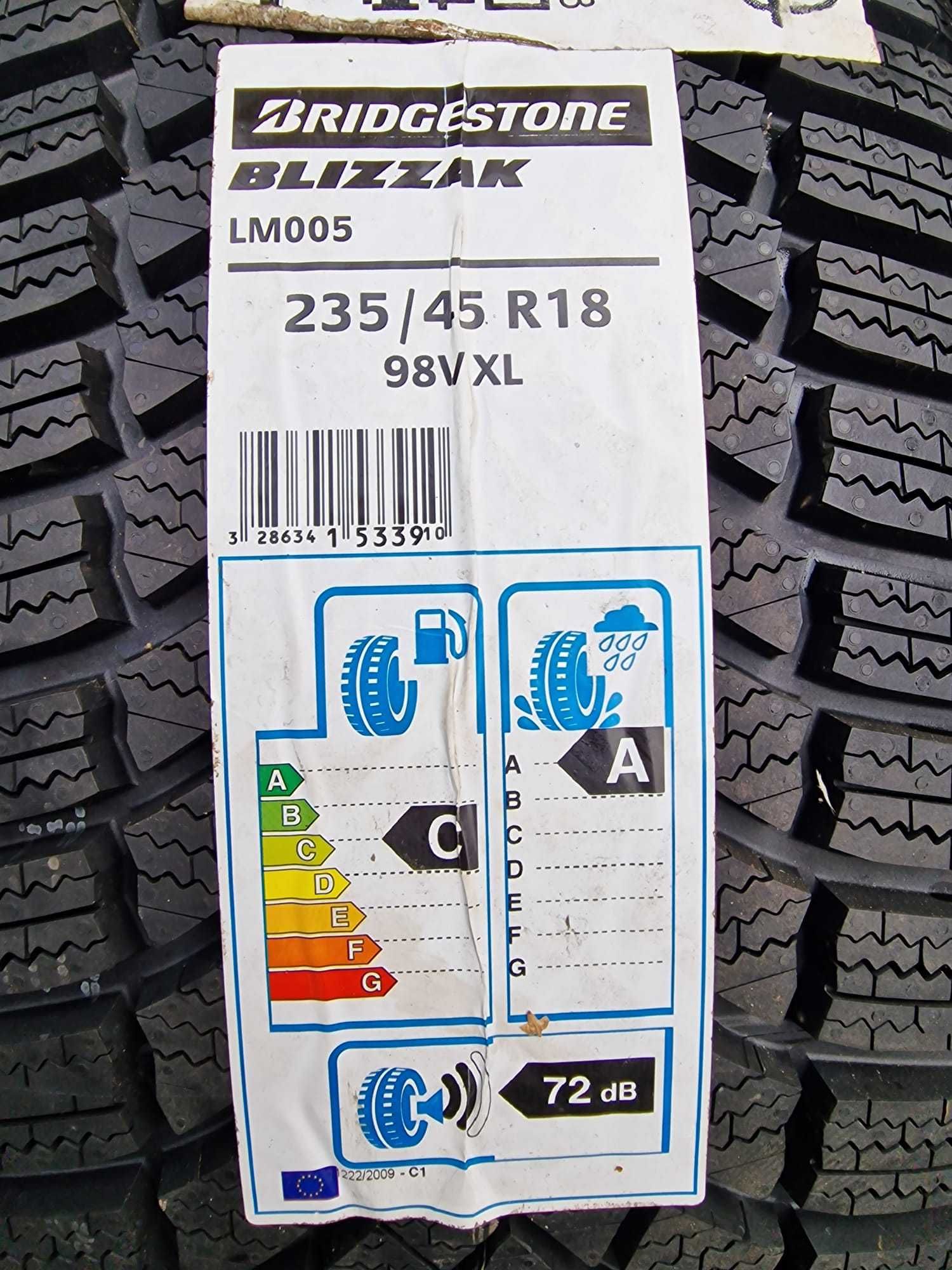 FABRYCZNIE NOWE Opony Bridgestone Blizzak LM005 - 235/45/18