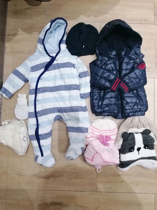 - 70% | Mega paka ok. 150 szt. dziewczynka r. 74+akcesoria |4 pory rok