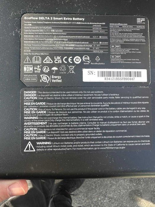 EcoFlow DELTA 2 Smart Extra Battery