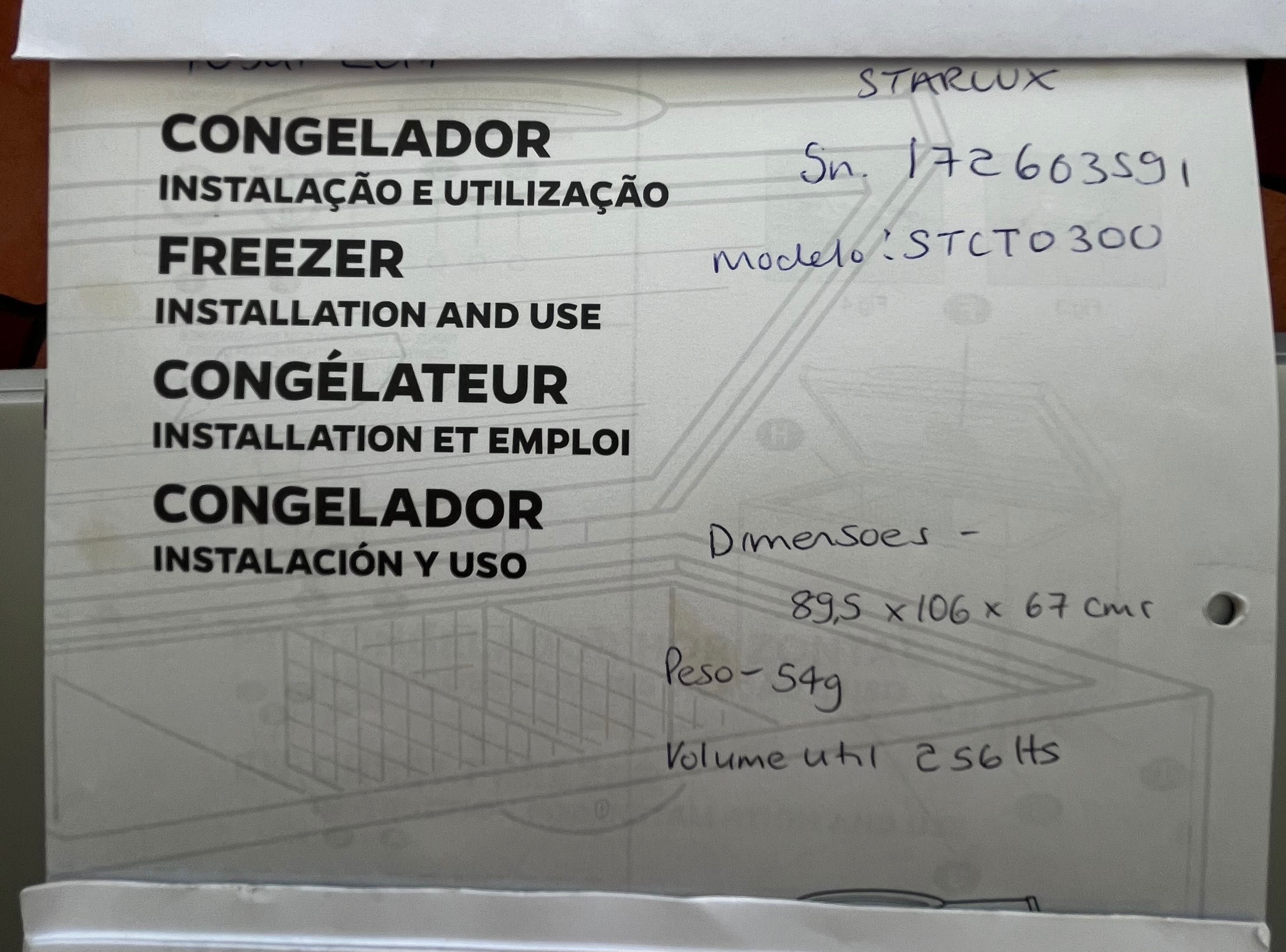 Arca  horizontal com 2 portas