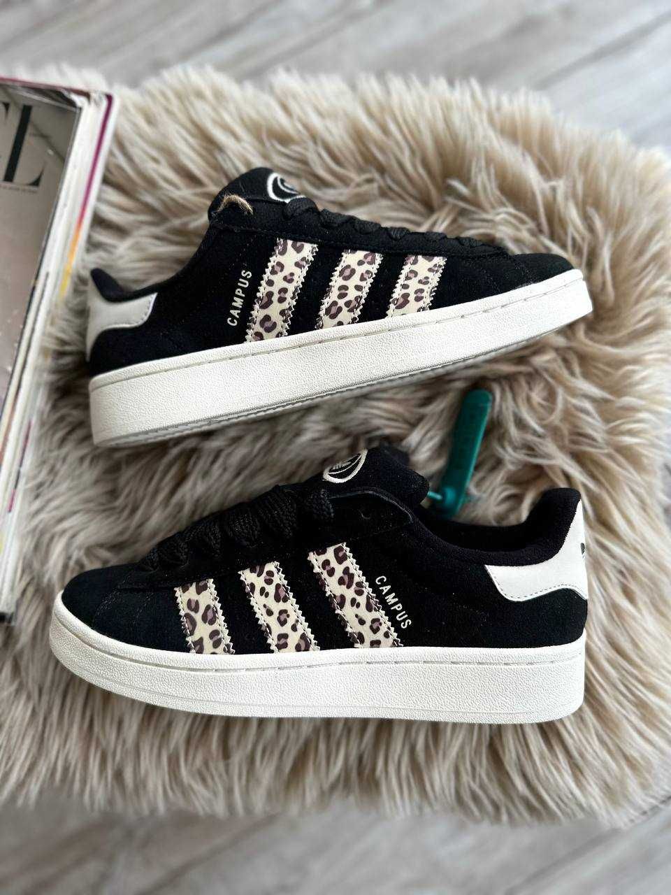 Женские кроссовки Adidas Campus 00s Leopard леопардовые адидас кампус