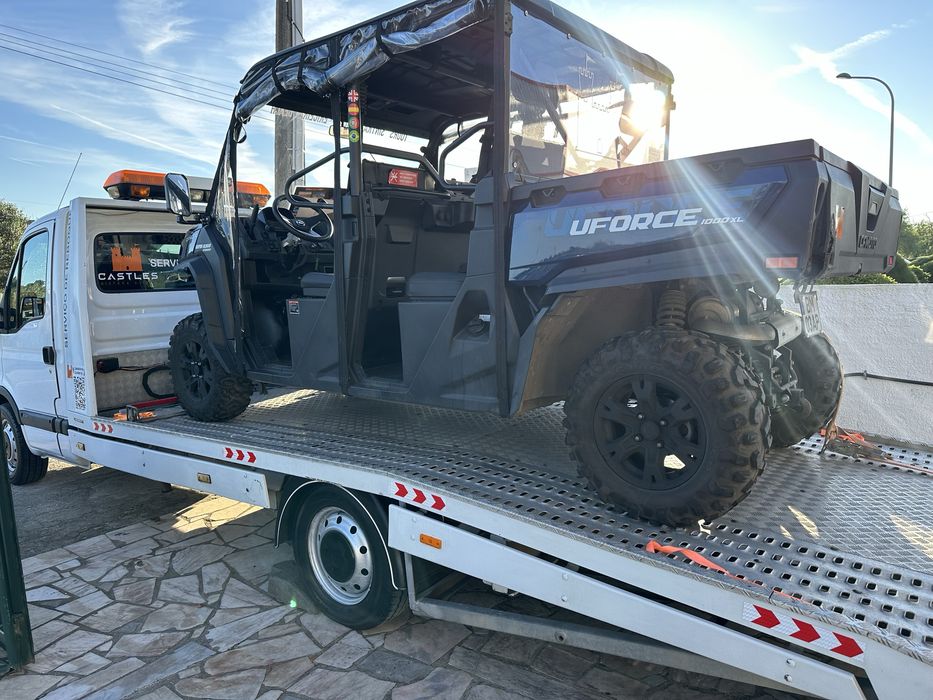 Serviços de reboque, transporte, pronto socorro