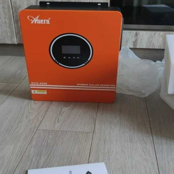 Гибридный инвертор Anern 2200W на MPPT, 48V, 230V, солнечная и в сеть