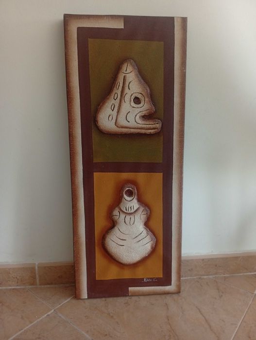 Painel decorativo tribal - como novo